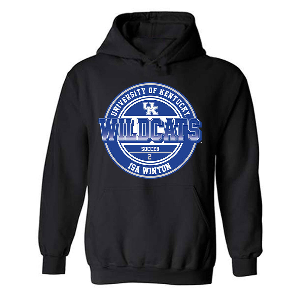 Kentucky - NCAA Women's Soccer : Isa Winton - Classic Fashion Shersey Hooded Sweatshirt-0