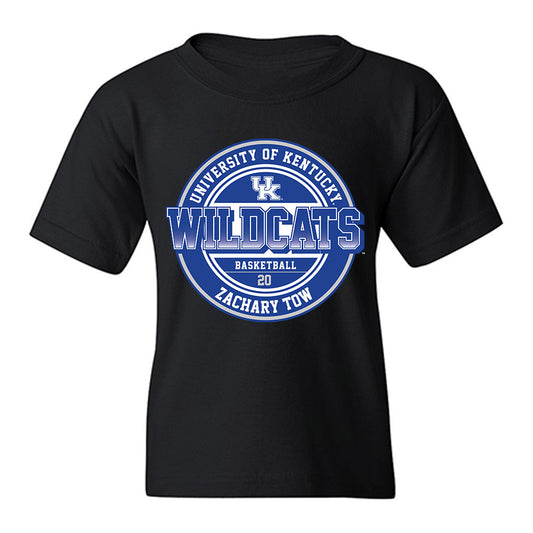 Kentucky - NCAA Men's Basketball : Zachary Tow - Classic Fashion Shersey Youth T-Shirt-0