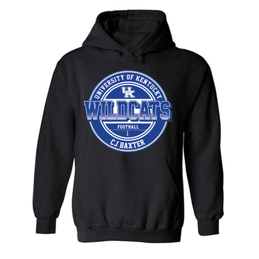 Kentucky - NCAA Football : CJ Baxter - Classic Fashion Shersey Hooded Sweatshirt-0