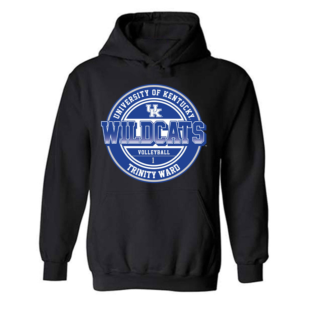 Kentucky - NCAA Women's Volleyball : Trinity Ward - Classic Fashion Shersey Hooded Sweatshirt-0