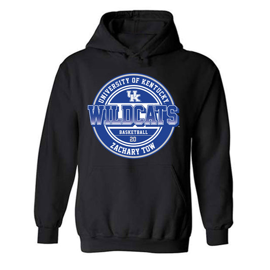Kentucky - NCAA Men's Basketball : Zachary Tow - Classic Fashion Shersey Hooded Sweatshirt-0