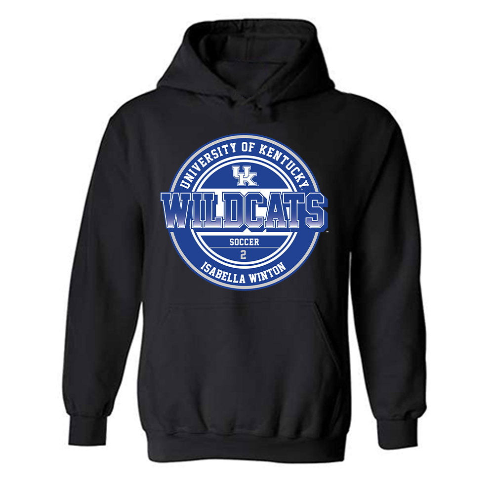 Kentucky - NCAA Women's Soccer : Isabella Winton - Classic Fashion Shersey Hooded Sweatshirt-0