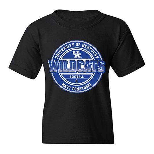 Kentucky - NCAA Football : Matt Ponatoski - Classic Fashion Shersey Youth T-Shirt-0