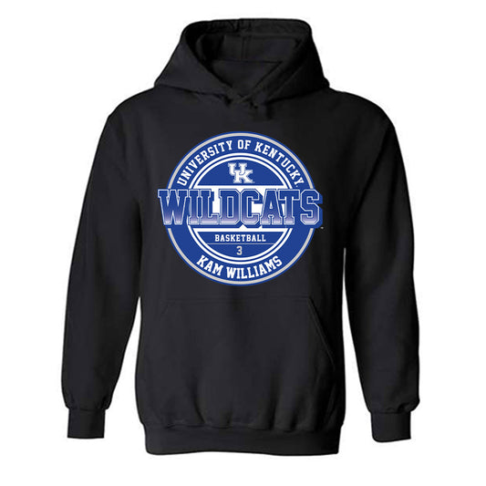 Kentucky - NCAA Men's Basketball : Kam Williams - Classic Fashion Shersey Hooded Sweatshirt-0