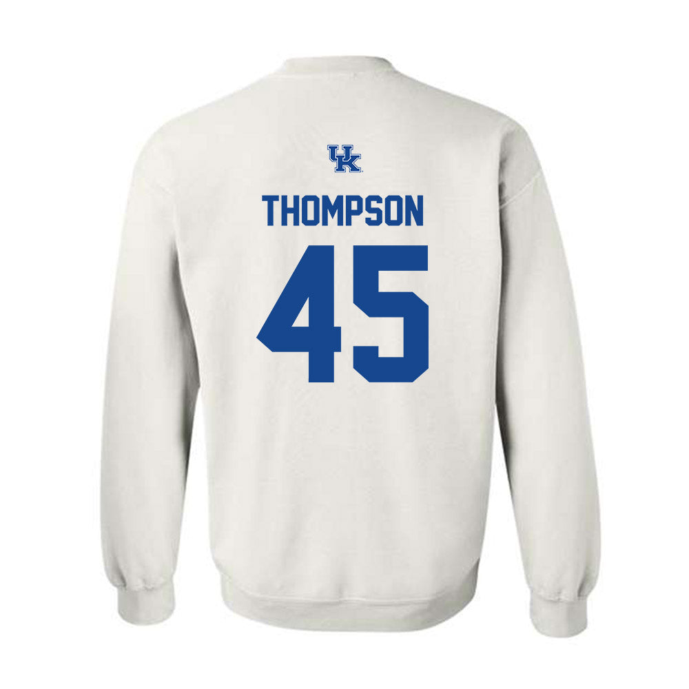 Kentucky - NCAA Football : Kris Thompson - Classic Shersey Crewneck Sweatshirt-1