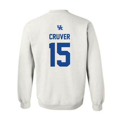 Kentucky - NCAA Football : Carson Cruver - Classic Shersey Crewneck Sweatshirt-1