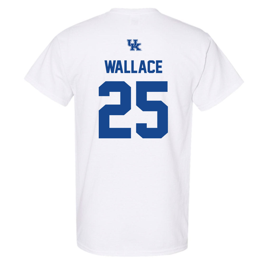 Kentucky - NCAA Football : Tavion Wallace - Classic Shersey T-Shirt-1