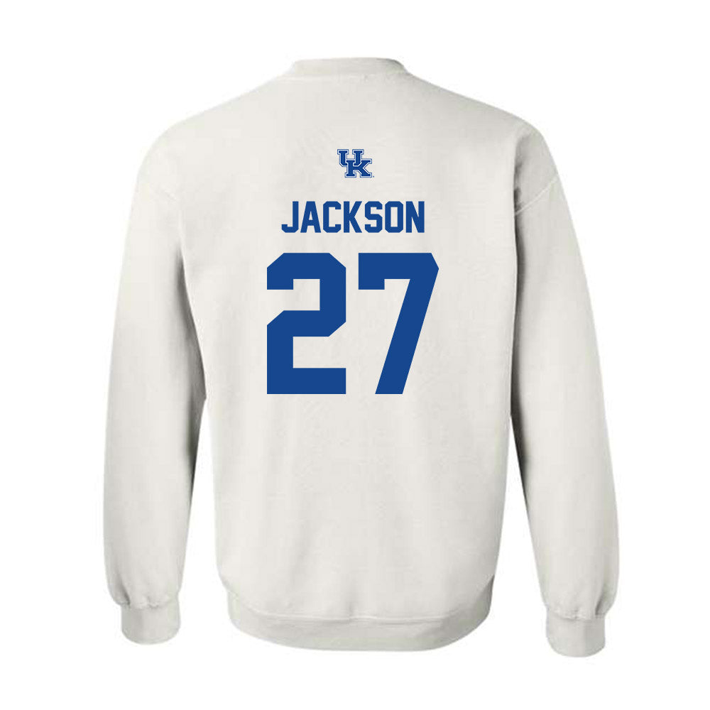 Kentucky - NCAA Football : Isaiah Jackson - Classic Shersey Crewneck Sweatshirt-1