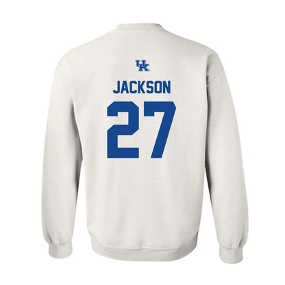 Kentucky - NCAA Football : Isaiah Jackson - Classic Shersey Crewneck Sweatshirt-1