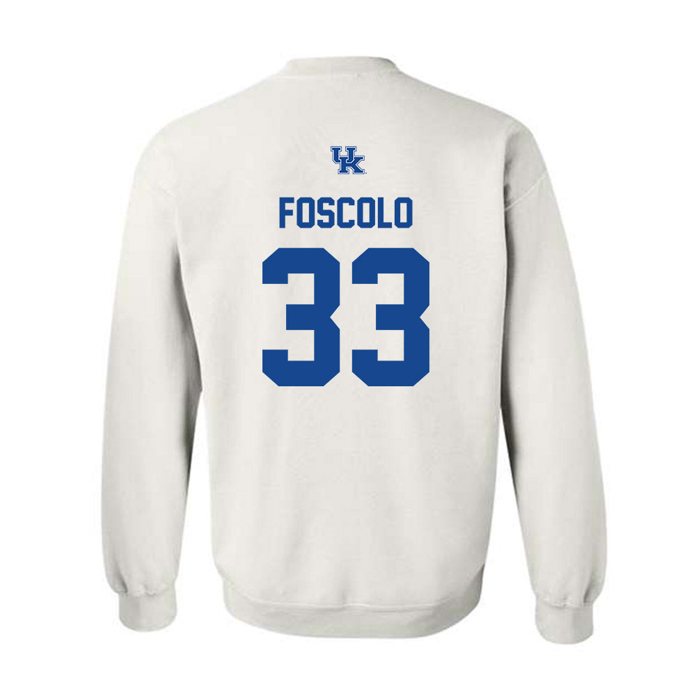 Kentucky - NCAA Baseball : Ryan Foscolo - Classic Shersey Crewneck Sweatshirt-1