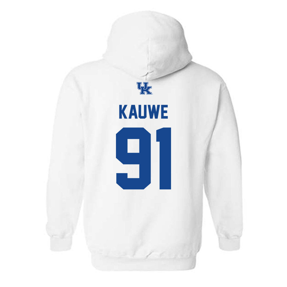 Kentucky - NCAA Football : Jacob Kauwe - Classic Shersey Hooded Sweatshirt-1