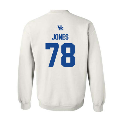 Kentucky - NCAA Football : Cameron Jones - Classic Shersey Crewneck Sweatshirt-1