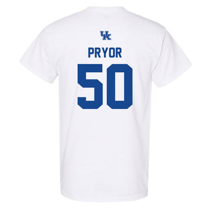 Kentucky - NCAA Baseball : Will Pryor - Classic Shersey T-Shirt-1