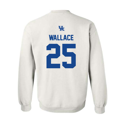Kentucky - NCAA Football : Tavion Wallace - Classic Shersey Crewneck Sweatshirt-1