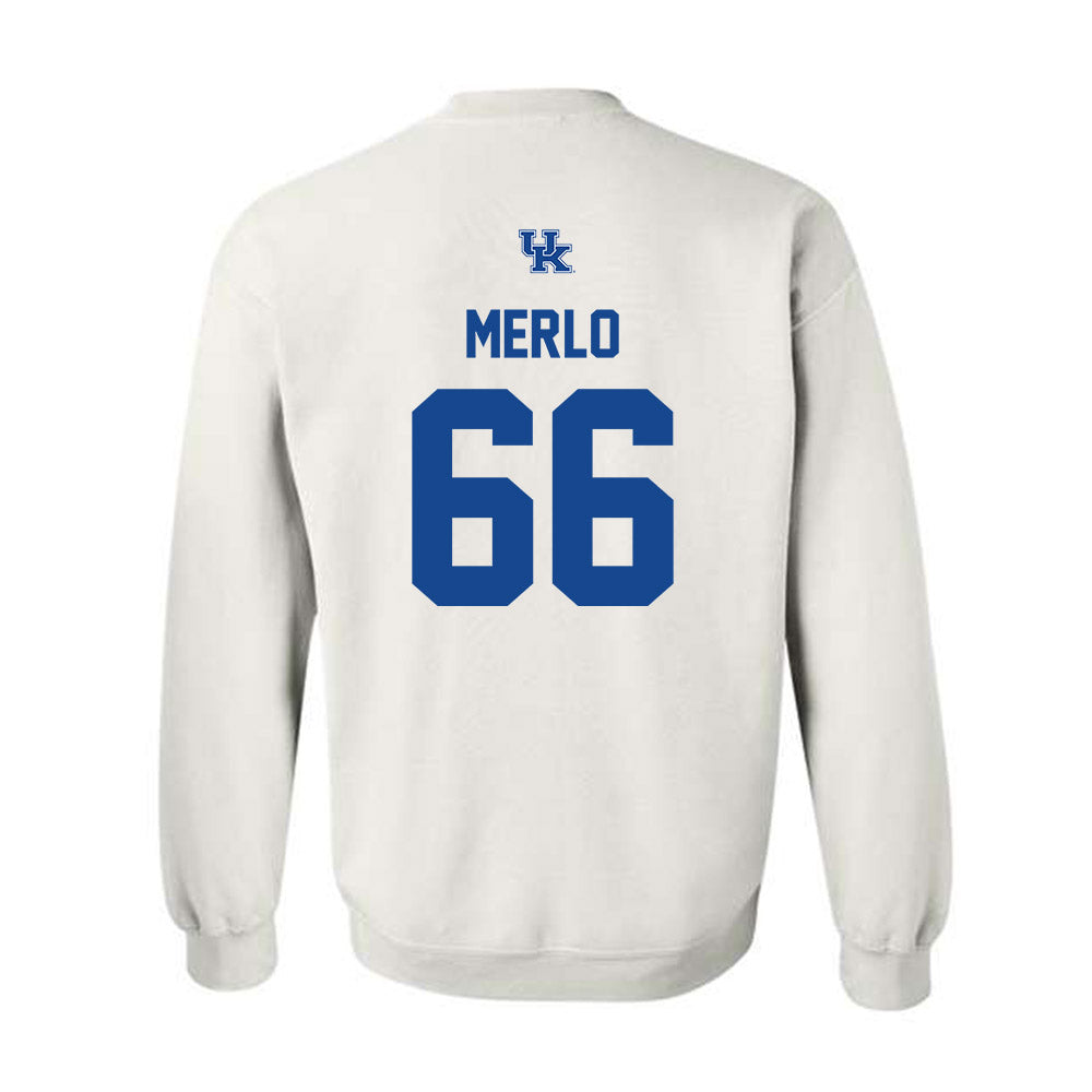 Kentucky - NCAA Football : Tino Merlo - Classic Shersey Crewneck Sweatshirt-1