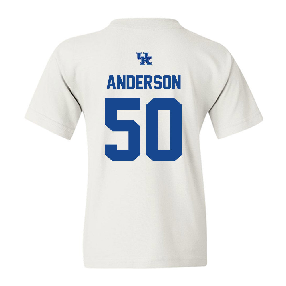 Kentucky - NCAA Football : Max Anderson - Classic Shersey Youth T-Shirt-1