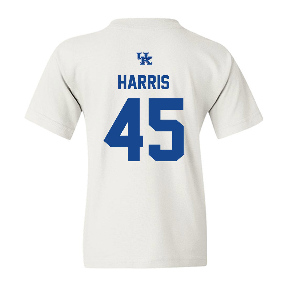 Kentucky - NCAA Baseball : Leighton Harris - Classic Fashion Shersey Youth T-Shirt-1
