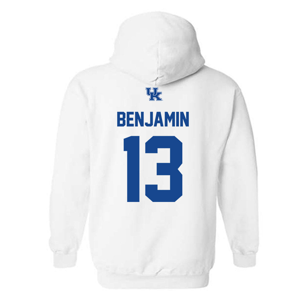 Kentucky - NCAA Women's Volleyball : Hannah Benjamin - Classic Shersey Hooded Sweatshirt-1