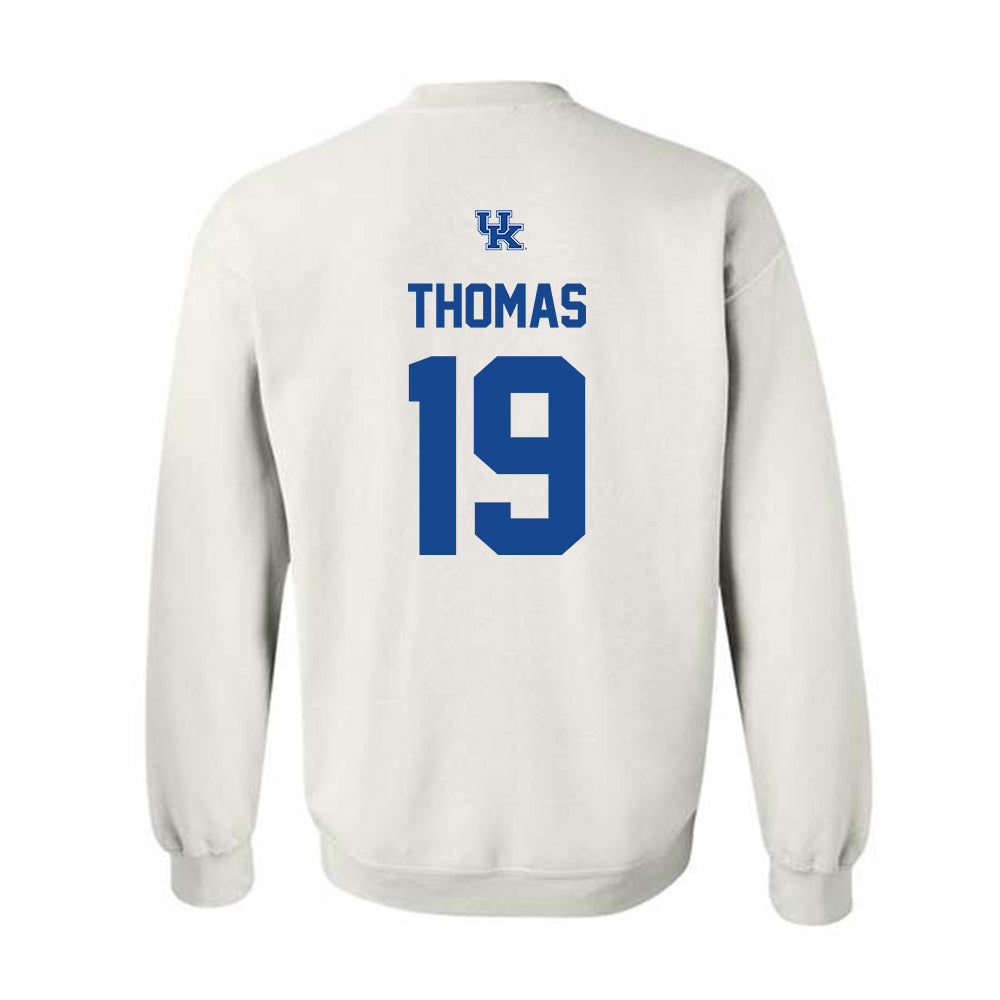 Kentucky - NCAA Football : Kevis Thomas - Classic Shersey Crewneck Sweatshirt-1