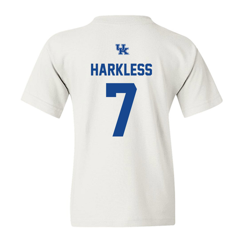 Kentucky - NCAA Football : Jamarrion Harkless - Classic Shersey Youth T-Shirt-1