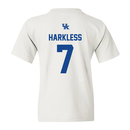 Kentucky - NCAA Football : Jamarrion Harkless - Classic Shersey Youth T-Shirt-1