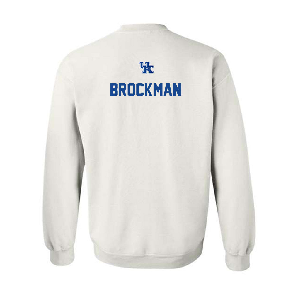 Kentucky - NCAA Cheerleading : Nathan Brockman - Classic Shersey Crewneck Sweatshirt-1