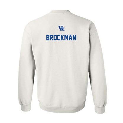 Kentucky - NCAA Cheerleading : Nathan Brockman - Classic Shersey Crewneck Sweatshirt-1
