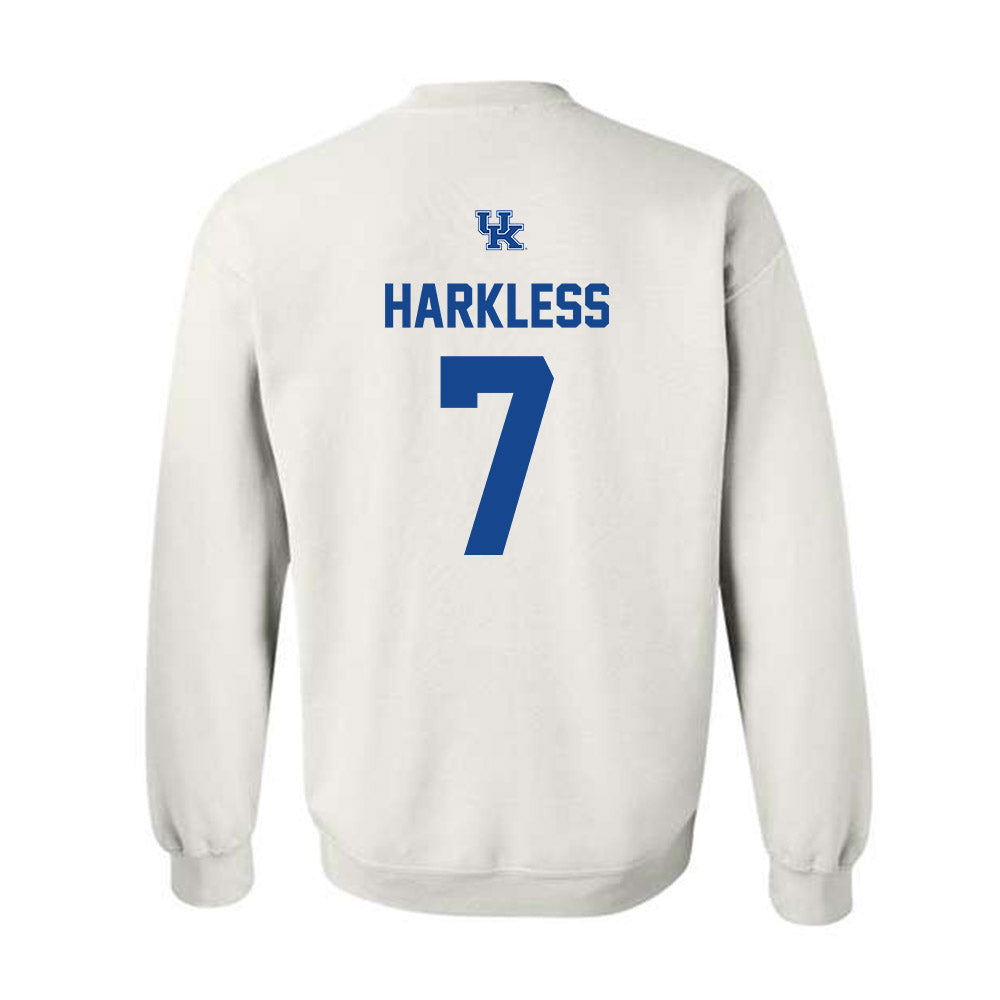 Kentucky - NCAA Football : Jamarrion Harkless - Classic Shersey Crewneck Sweatshirt-1