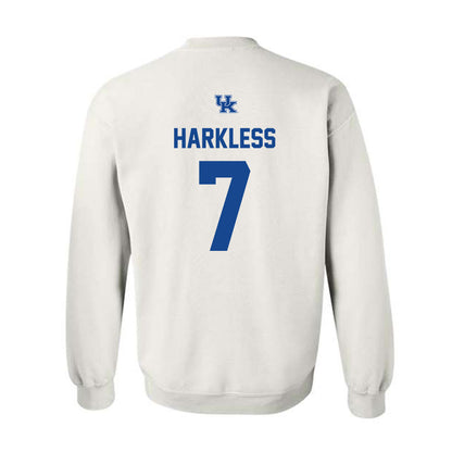 Kentucky - NCAA Football : Jamarrion Harkless - Classic Shersey Crewneck Sweatshirt-1