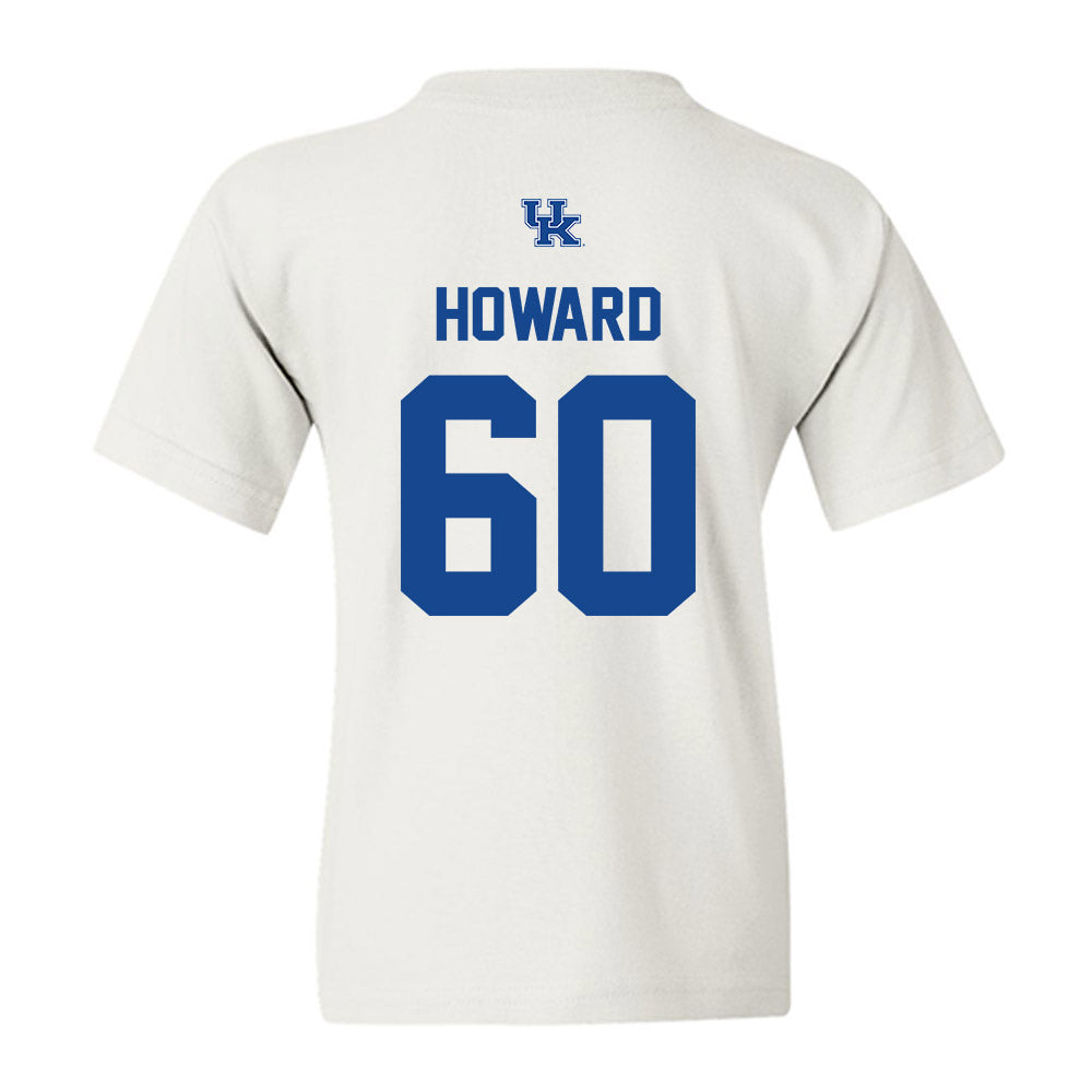 Kentucky - NCAA Football : Mason Howard - Classic Shersey Youth T-Shirt-1