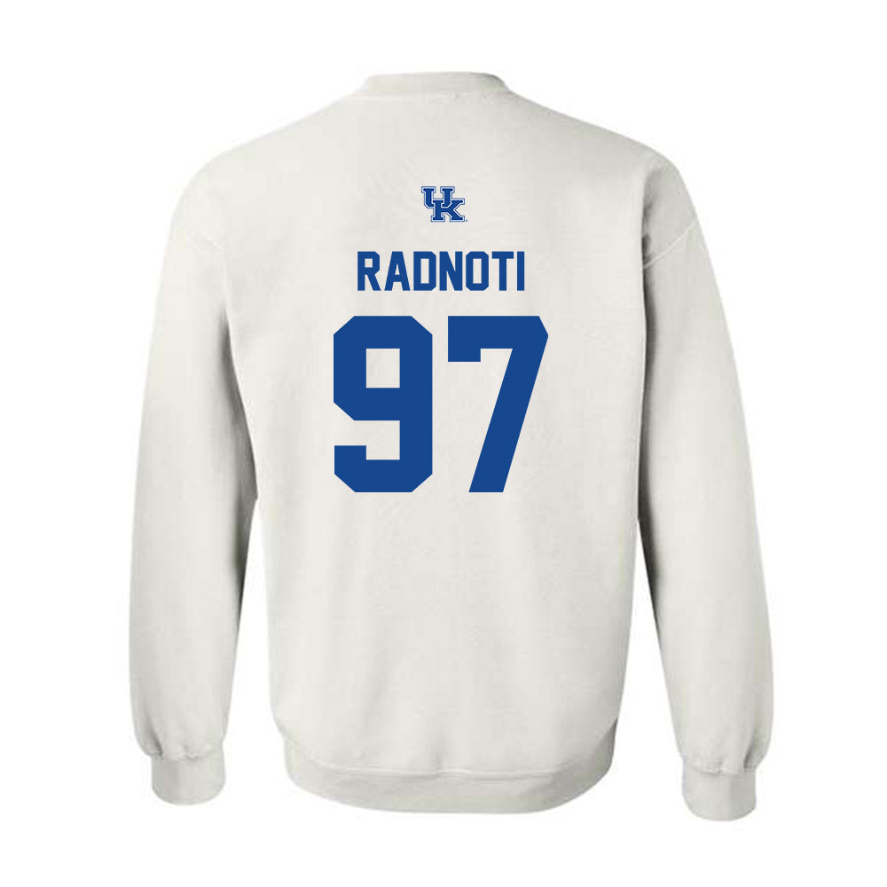 Kentucky - NCAA Football : Spencer Radnoti - Classic Shersey Crewneck Sweatshirt-1