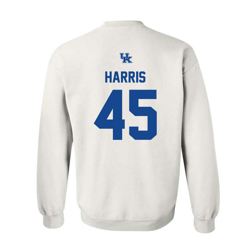 Kentucky - NCAA Baseball : Leighton Harris - Classic Fashion Shersey Crewneck Sweatshirt-1