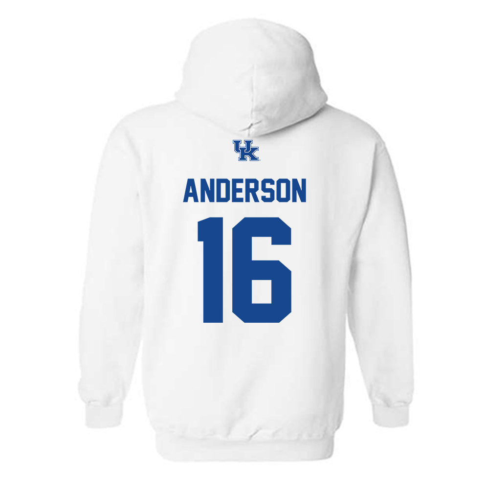 Kentucky - NCAA Football : Jesse Anderson - Classic Shersey Hooded Sweatshirt-1