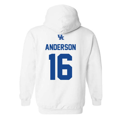 Kentucky - NCAA Football : Jesse Anderson - Classic Shersey Hooded Sweatshirt-1