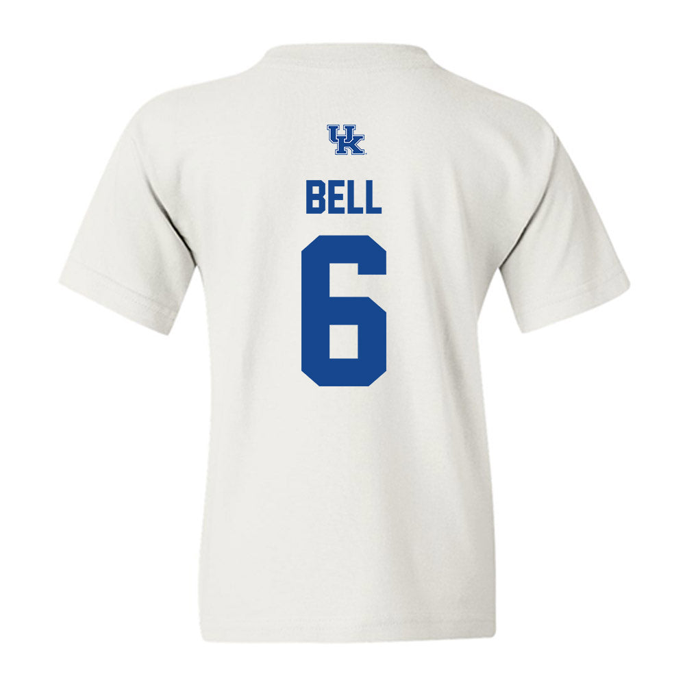 Kentucky - NCAA Baseball : Tyler Bell - Classic Shersey Youth T-Shirt-1