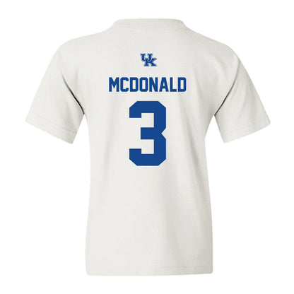Kentucky - NCAA Women's Basketball : Emily McDonald - Classic Shersey Youth T-Shirt-1
