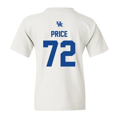 Kentucky - NCAA Football : Coleton Price - Classic Shersey Youth T-Shirt-1