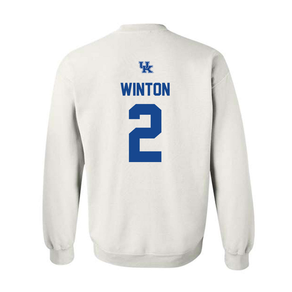 Kentucky - NCAA Women's Soccer : Isa Winton - Classic Shersey Crewneck Sweatshirt-1