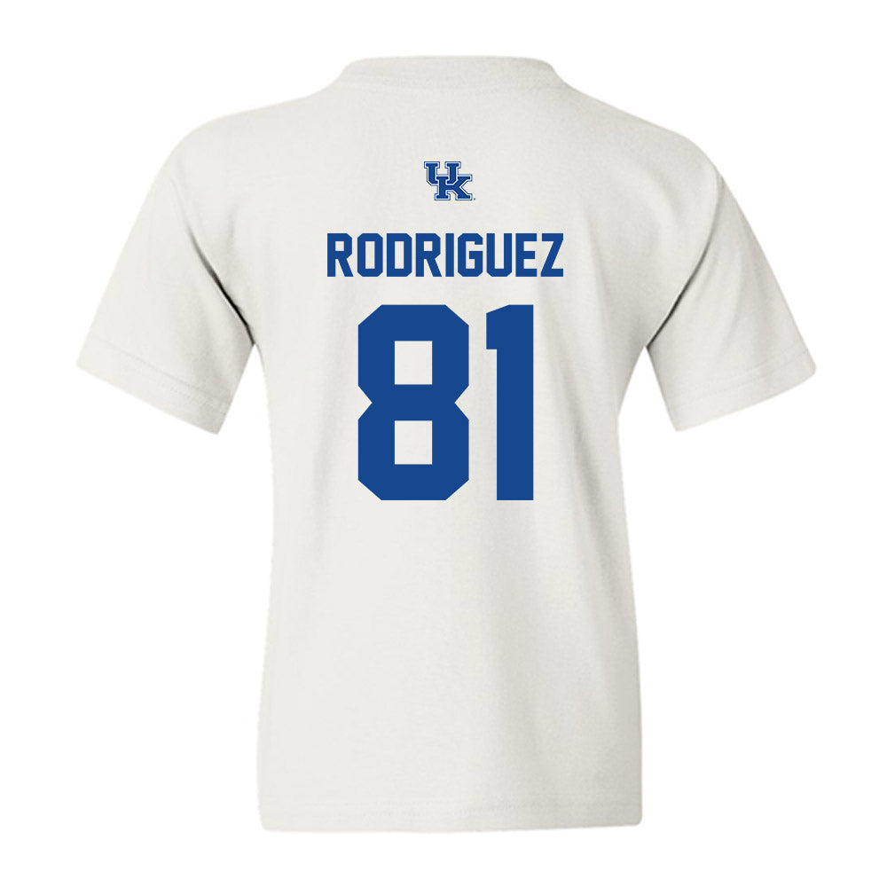 Kentucky - NCAA Football : Willie Rodriguez - Classic Shersey Youth T-Shirt-1
