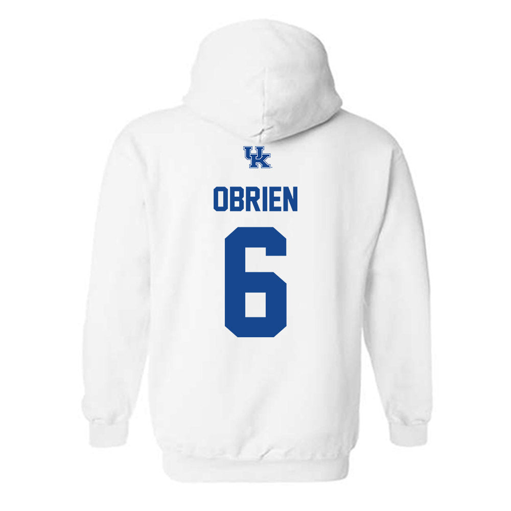 Kentucky - NCAA Women's Volleyball : Kassie OBrien - Classic Shersey Hooded Sweatshirt-1