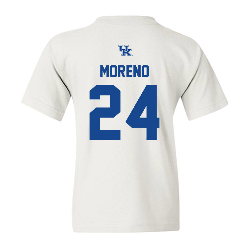 Kentucky - NCAA Men's Basketball : Malachi Moreno - Classic Shersey Youth T-Shirt-1