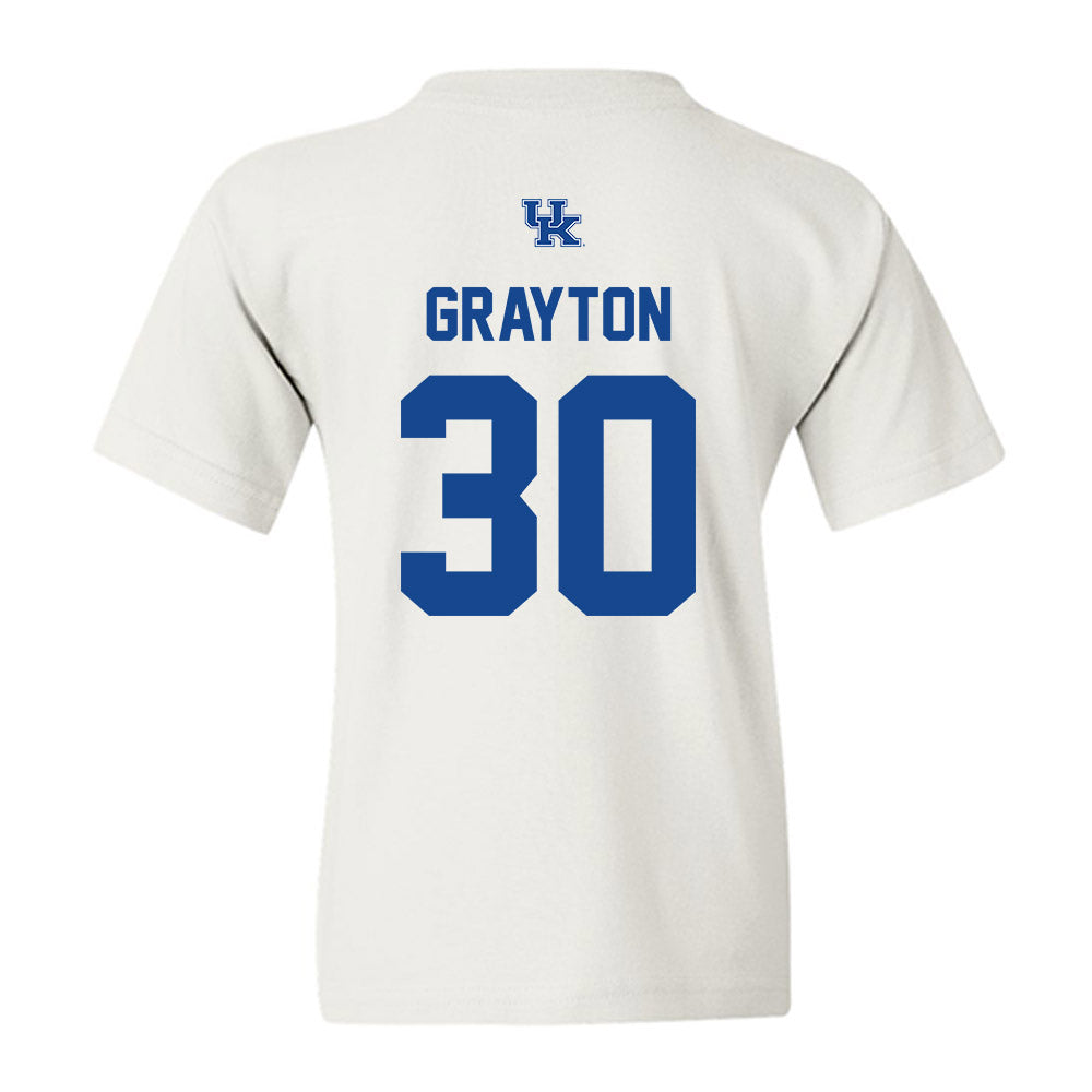 Kentucky - NCAA Football : Grant Grayton - Classic Shersey Youth T-Shirt-1