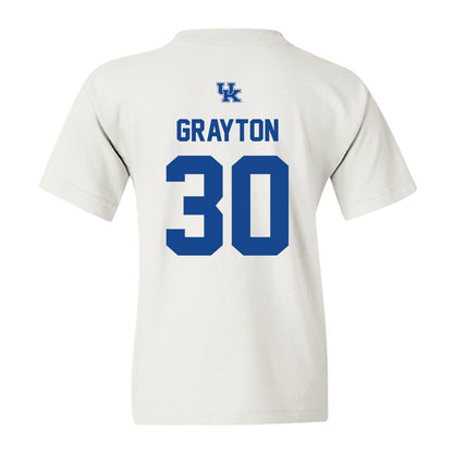 Kentucky - NCAA Football : Grant Grayton - Classic Shersey Youth T-Shirt-1