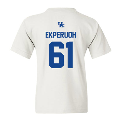 Kentucky - NCAA Football : Jason Ekperuoh - Classic Shersey Youth T-Shirt-1