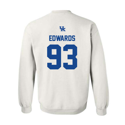 Kentucky - NCAA Football : Kalen Edwards - Classic Shersey Crewneck Sweatshirt-1