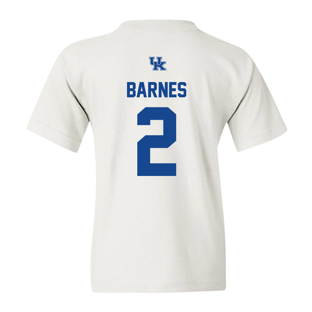 Kentucky - NCAA Football : Jovantae Barnes - Classic Shersey Youth T-Shirt-1