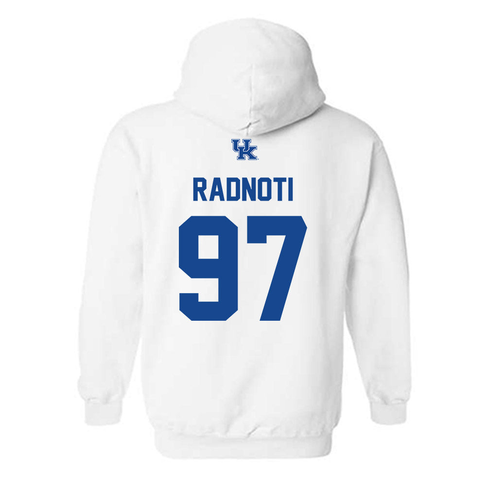 Kentucky - NCAA Football : Spencer Radnoti - Classic Shersey Hooded Sweatshirt-1