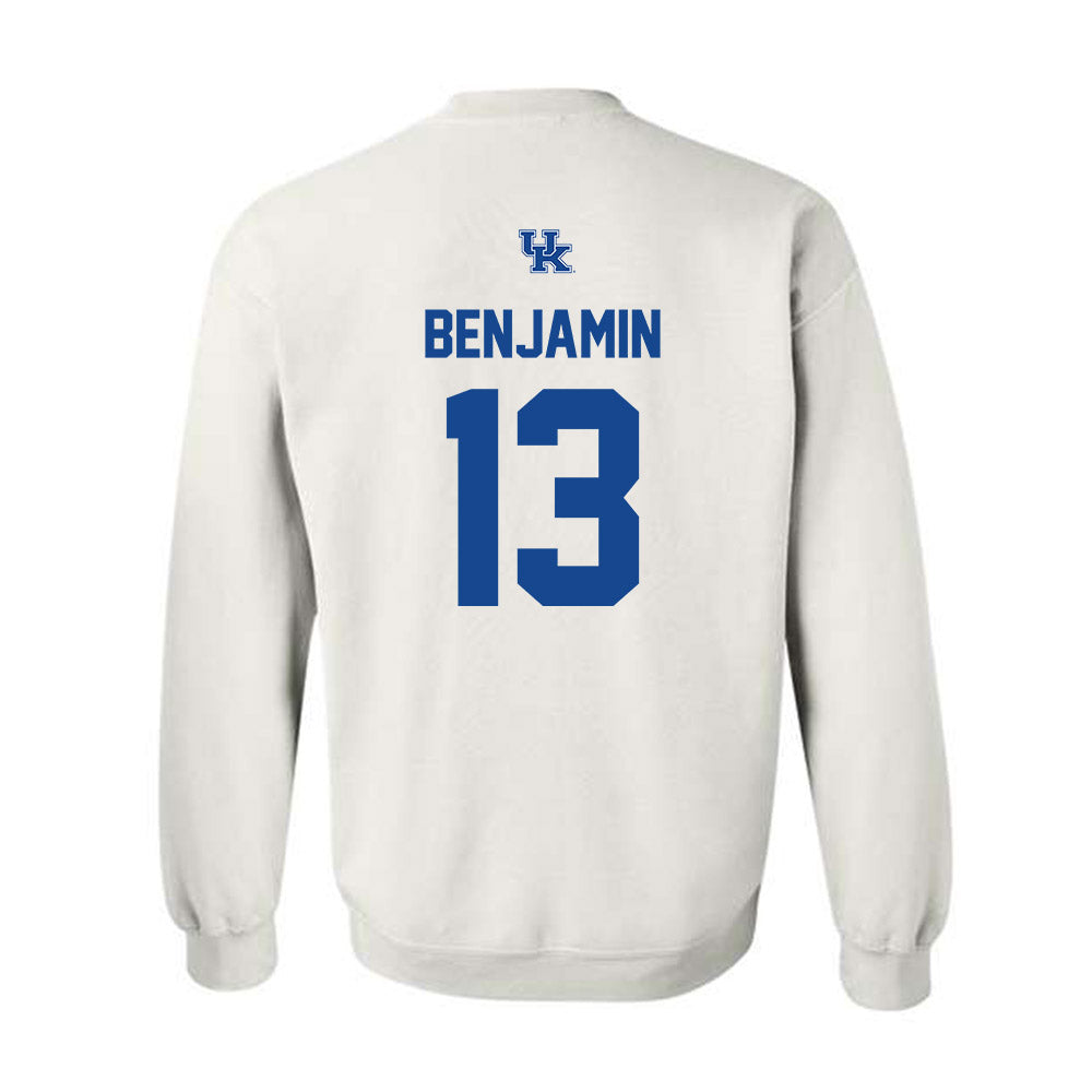 Kentucky - NCAA Women's Volleyball : Hannah Benjamin - Classic Shersey Crewneck Sweatshirt-1