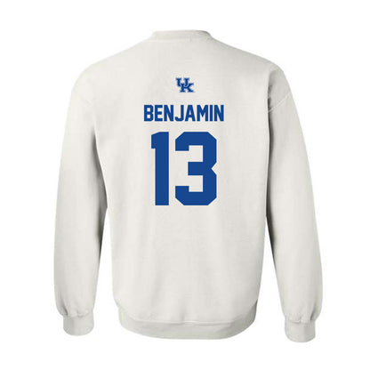 Kentucky - NCAA Women's Volleyball : Hannah Benjamin - Classic Shersey Crewneck Sweatshirt-1