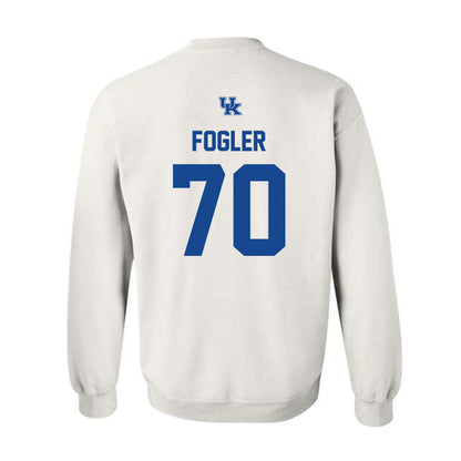 Kentucky - NCAA Football : Rob Fogler - Classic Shersey Crewneck Sweatshirt-1
